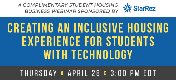 Creating an Inclusive Housing Experience for Students with Technology